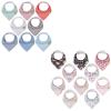 KeaBabies 8-Pack Organic Baby Bandana Bibs, Baby Bibs and 10-Pack Baby Bandana Drool Bibs - Drool Bibs for Baby Girl - Organic Cotton Bandana Bibs for Boys, Girls, Baby Bibs Baby Boy - Baby Bib view 1