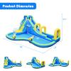 HONEY JOY Inflatable Water Slide, 5 in 1 Water Park Castle Bouncy House w/Water Cannons, Long Slide w/Arch, Indoor Outdoor Blow Up Waterslide Inflatables for Kids and Adults Backyard(Without Blower) view 4