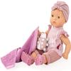 Gotz Maxy Aquini 16.5" All Vinyl Bath Baby Doll with Blue Sleeping Eyes, Vintage Styled Outfit, Rubber Sandals & Accessories view 1