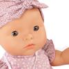 Gotz Maxy Aquini 16.5" All Vinyl Bath Baby Doll with Blue Sleeping Eyes, Vintage Styled Outfit, Rubber Sandals & Accessories view 2