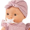 Gotz Maxy Aquini 16.5" All Vinyl Bath Baby Doll with Blue Sleeping Eyes, Vintage Styled Outfit, Rubber Sandals & Accessories view 3