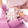 Gotz Maxy Aquini 16.5" All Vinyl Bath Baby Doll with Blue Sleeping Eyes, Vintage Styled Outfit, Rubber Sandals & Accessories view 4