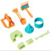 Amazon Basics 11 Piece Moldable Sensory Sand Toy Kit with Castle Molds and Tools, 3lbs Blue Color, for Kids Ages 3 and Up view 3