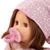 Gotz Muffin Soft Mood 13" Cuddly Baby Doll with Brown Hair to Wash and Style view 3