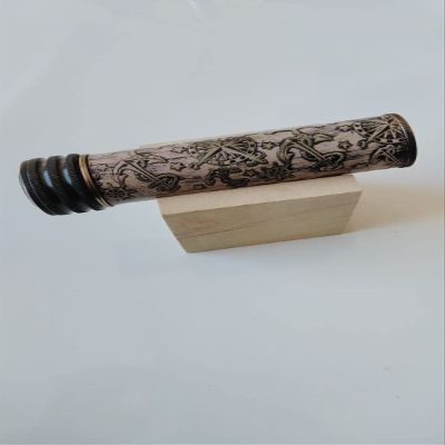 Brown Brass Kaleidoscope with Leather Case,Traditional Kaleidoscope, Brass Antique Finish Kaleidoscope,Working Kaleidoscope, Gift for Son