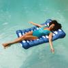 Big Joe Kona Hammock No Inflation Needed Pool Lounger with Headrest, Americana Nautical Stripe Double Sided Mesh, Quick Draining Fabric, 4 feet Big view 4
