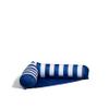 Big Joe Noodle Sling No Inflation Needed Pool Seat with Armrests, Americana Nautical Stripe Double Sided Mesh, Quick Draining Fabric, 3 feet view 1