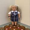 18 inch American Doll Outfit/Two Styles Jumper//School Plaid Jumper include Blouse and Hair Accessory/(Doll and Shoe not included) (Manhattan-P82, Split-Front) view 2