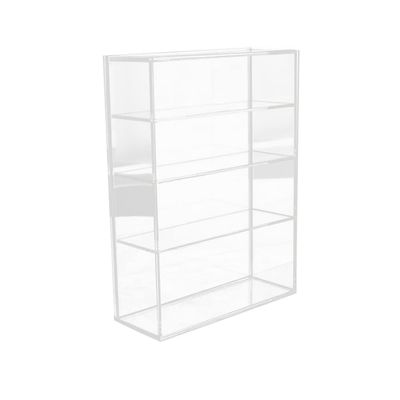 Cabilock Transparent Doll Toy Stand Organizer Multi Purpose Display Rack for Jewelry Earrings and Necklaces Desktop Storage for Collectibles and Figurines Elegant Showcase for Home Decor