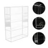 Cabilock Transparent Doll Toy Stand Organizer Multi Purpose Display Rack for Jewelry Earrings and Necklaces Desktop Storage for Collectibles and Figurines Elegant Showcase for Home Decor view 2