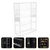 Cabilock Transparent Doll Toy Stand Organizer Multi Purpose Display Rack for Jewelry Earrings and Necklaces Desktop Storage for Collectibles and Figurines Elegant Showcase for Home Decor view 3