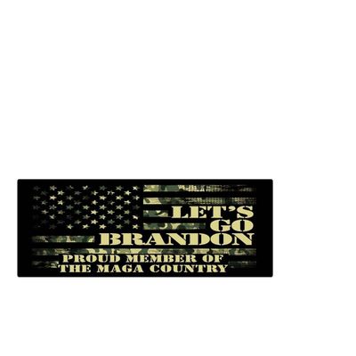 LGB Proud Member Vinyl Sticker Decal (3.37" x 9") | Peel & Stick | Trump, Republican, Political, Anti-Biden, Military, MAGA