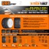 GRP GTH03-XM3 1:8 GT New Treaded Soft White 20 Spoke Rubber Tires (2) view 2