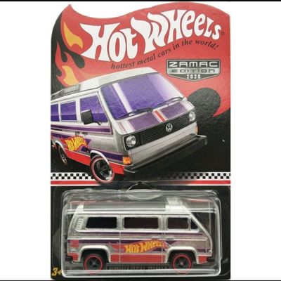 DieCast Hot Wheels Zamac Edition 2020 Volkswagens Sunagon, Ships in Protector case
