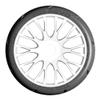 GRP GTH03-XB1 1:8 GT New Treaded Ultrasoft (2) White 20 Spoke Rubber Tires view 4