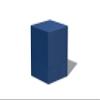 Ultimate Guard RTE Boulder 100+, Deck Case for 100 Double-Sleeved TCG Cards, Blue, 97% Renewable, Made in Germany, Secure & Durable Storage view 1