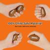 LovesTown Mini Football Party Favors, 28PCS Squeeze Toys Foam Football Stress Balls 2.2 Inch Party Supplies for Kids Birthday Home Decorations view 2