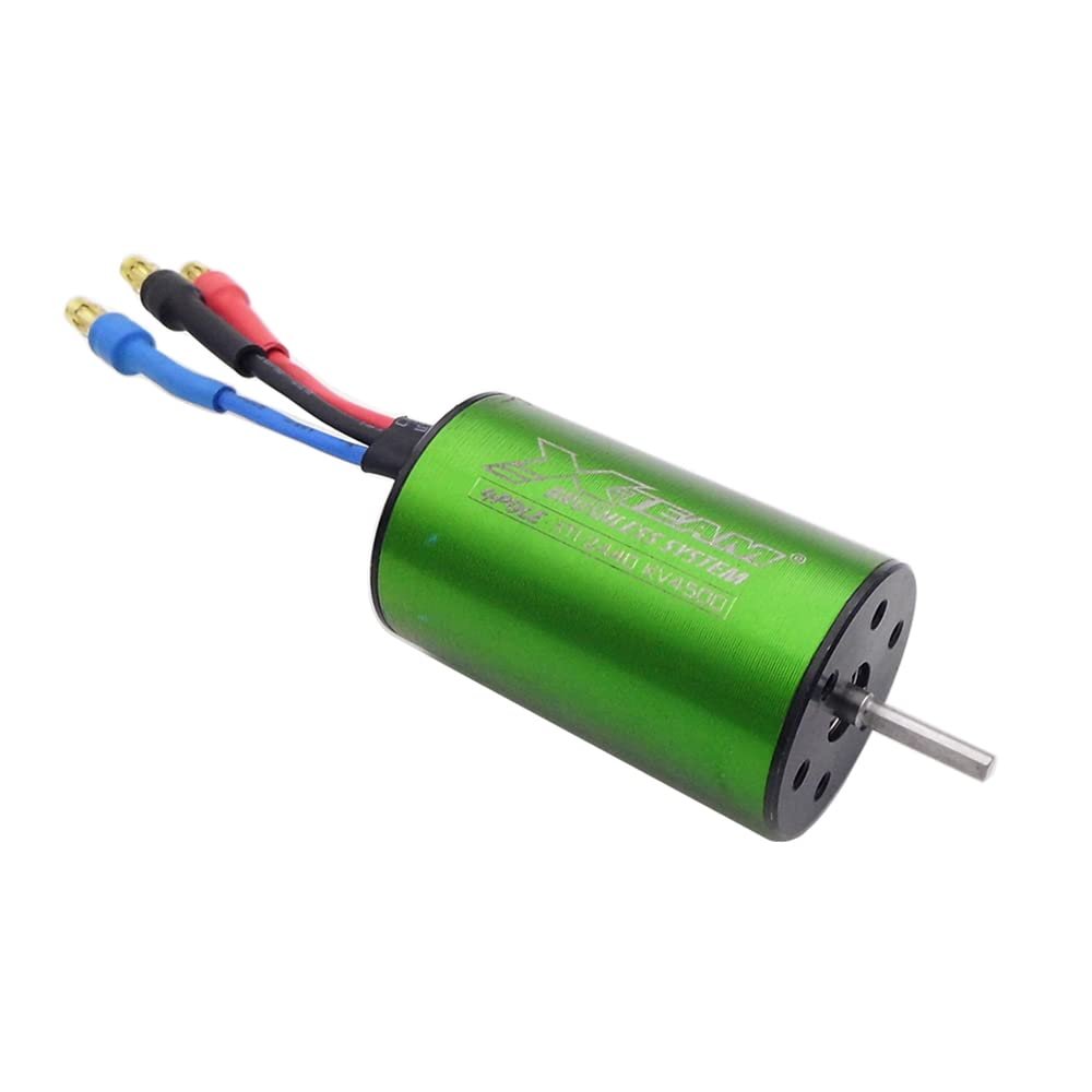 2440 KV4500 Brushless Motor 4-Magnetic Poles Motors for RC Boat Jet Drive Boat Motorboat 1/16 1/18 RC Car Model