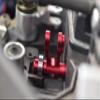 Aluminum Servo Mount + Aluminum Tie Rod + 25T Aluminum Servo Horn For Traxxas X Maxx 4X4 6S / 8S - 16Pc Set Red view 2