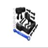 Aluminum Servo Mount + Aluminum Tie Rod + 25T Aluminum Servo Horn For Traxxas X Maxx 4X4 6S / 8S - 16Pc Set Black view 1