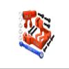 Aluminum Servo Mount + Aluminum Tie Rod + 25T Aluminum Servo Horn For Traxxas X Maxx 4X4 6S / 8S - 16Pc Set Orange view 1