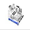 Aluminum Servo Mount + Aluminum Tie Rod + 25T Aluminum Servo Horn For Traxxas 1/10 Maxx 4WD Monster Truck (89076-4) - 16Pc Set Silver view 1