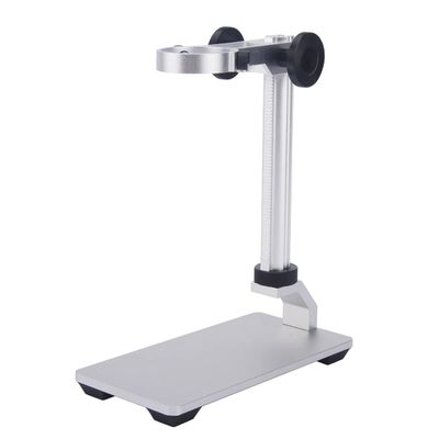 Lab Microscope Slides Stand Adjustable Magnifier Microscope Holder Aluminum Alloy Digital Base 1.18 to 1.3inch Microscope Parts