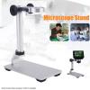 Lab Microscope Slides Stand Adjustable Magnifier Microscope Holder Aluminum Alloy Digital Base 1.18 to 1.3inch Microscope Parts view 4