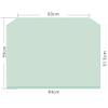 Lab Microscope Slides 1PC Big Size PVC Plastic Microscope Microscope Parts (Color : 94x59x51.5cm) view 2