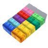 Candywood Rainbow Acrylic Gem Cubes Blocks Children Educational Sensory Training Crystal Toys Baby Learn Color Light Shadow Stacking Toys (20-Pcs) view 2