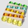 Candywood Rainbow Acrylic Gem Cubes Blocks Children Educational Sensory Training Crystal Toys Baby Learn Color Light Shadow Stacking Toys (30-Pcs) view 2