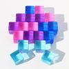 Candywood Rainbow Acrylic Gem Cubes Blocks Children Educational Sensory Training Crystal Toys Baby Learn Color Light Shadow Stacking Toys (30-Pcs) view 4