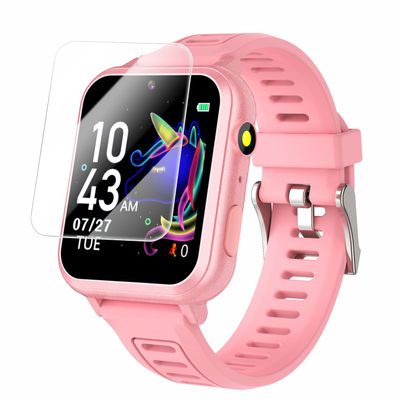 Cosjoype Kids Game Smart Watch Gift for Girls Age 6-12, 39 Puzzle Games HD Touch Screen Kids Watches with Video Camera Music Player Pedometer Flashlight 12/24hr Toys for 7 8 9 10 11 12 Year Old Girls