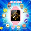 Cosjoype Kids Game Smart Watch Gift for Girls Age 6-12, 39 Puzzle Games HD Touch Screen Kids Watches with Video Camera Music Player Pedometer Flashlight 12/24hr Toys for 7 8 9 10 11 12 Year Old Girls view 2