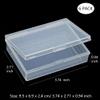 DKAOVH 6-Pack Clear Card Deck Case - Collectible Trading Card Cases, Plastic Playing Game & Business Card Storage Box view 2