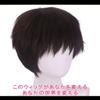 CaseEden Cosplay Wig Neon Genesis Evangelion Anchor Shinji Short Dark Brown White Melce Wig Net Set of 2 view 2