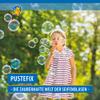 Pustefix Travel Suitcase Set, Soap Bubble Set + Original Pixi Book + Water Ball, Colourful Rainbow Bubbles, Made in Germany, Soap Bubbles for Children and Adults, 250 ml view 2