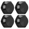 Alomejor RC Hex Wheel Nut,4PCS 17mm Hex Wheel Mount Nuts Compatible with 1/8 RC Car Upgrade Accessories(Black) view 1