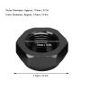 Alomejor RC Hex Wheel Nut,4PCS 17mm Hex Wheel Mount Nuts Compatible with 1/8 RC Car Upgrade Accessories(Black) view 2