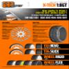 GRP GTY04-XM7 1:8 GT New Slick MediumHard Yellow 20 Spoke Rubber Tires (2) view 3