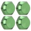 RC Car Hex Nut Cover, 17mm Outer Diameter Aluminum Alloy Universal Wheel Nuts, 4-Piece Set for 1/8 Remote Control Cars view 1