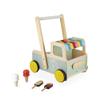 Janod - Janod - Wooden Pull-Along Ice Cream Cart/Trolley - 4 Ice Creams Included - Silent Wheels - Anti-Tip System - FSC-Certified - Water-Based Paint - 1 Year, J08049 view 1