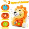 Daboot Baby Toys 6 to 12 Months - Infant Baby Musical Lion Plush Toy for Boys & Girls - Newborn to 1 Year Old view 2