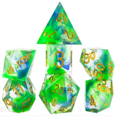 Dice Set - Sharp Cyprus