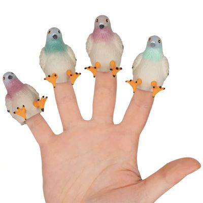 Mcphee Finger Pigeons Finger Puppets (4 Pack)