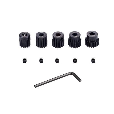 OGRC Pinion Gear 5mm 32p Pinion 13T 14T 15T 16T 17T Hardened Metal Pinion Motor Gear Set for RC Buggy Car Monster Truck(Compatible with 0.8 Metric Pitch)
