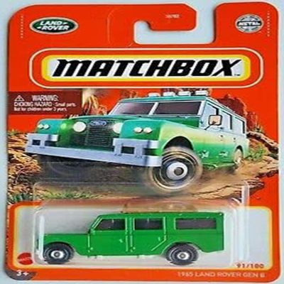 Die Cast Matchbox 1965 Land-Rover Gen II (Green) 1:64 scale diecast