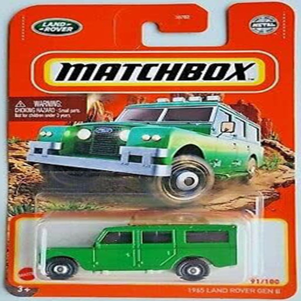 Die Cast Matchbox 1965 Land-Rover Gen II (Green) 1:64 scale diecast