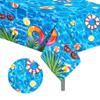 2 Pieces Pool Party Tablecloth Plastic Summer Table Cover Disposable Hawaiian Tablecloth for Beach Summer Birthday Swimming Pool Party Dining Table Decor view 1