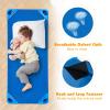 KOTEK Stackable Sleeping Daycare Cots for Kids, Portable Toddler Nap Cots, 52" L x 23" W, Ready-to-Assemble, Space-Saving Children Naptime Cot for Classroom Preschool (Set of 6, Blue) view 3